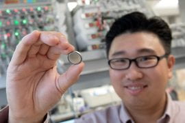 <p>“This project, which relied heavily on some of the world’s most powerful microscopy technologies and advanced data science approaches, clears the way for the optimization of high-nickel-content lithium-ion batteries,” says Huolin Xin, UCI professor of physics and astronomy. “Knowing how these batteries operate at the atomic scale will help engineers develop LIBs with vastly improved power and life cycles.” Steve Zylius / UCI</p>
