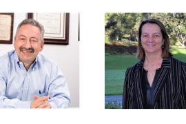 <p>Farzad Naeim, adjunct professor of civil & environmental engineering, and Julie Schoenung, professor and chair of materials science and engineering, are the newest National Academy of Engineering members in the Henry Samueli School of Engineering. UCI</p>
 