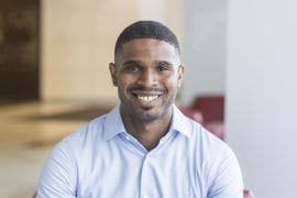 <p>Quinton Smith, UC Irvine assistant professor in chemical and biomolecular engineering, has been named a 2023 Pew Scholar in the Biomedical Sciences. UCI</p>
